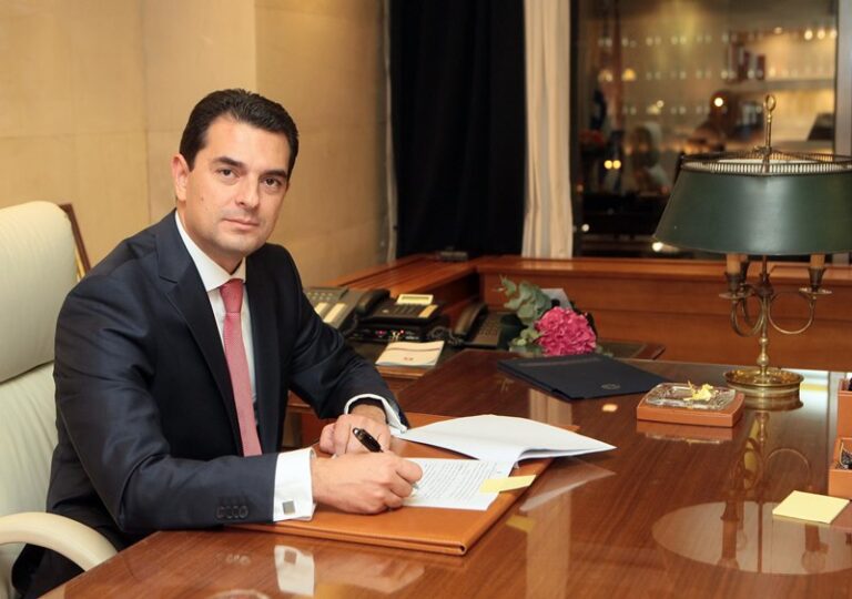 Συγχαρητήριο μήνυμα Δημάρχου Φαρκαδόνας  στο νέο Υπουργό Κώστα Σκρέκα
